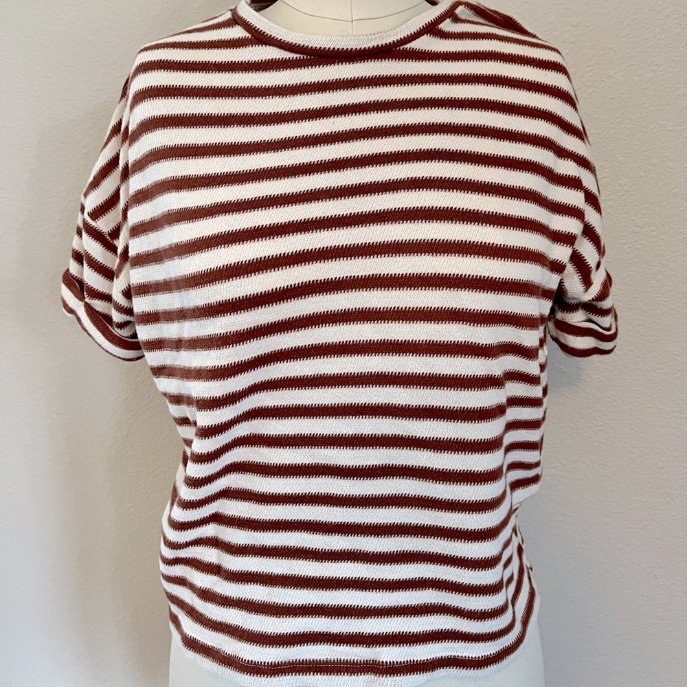 Brown stripped shirt